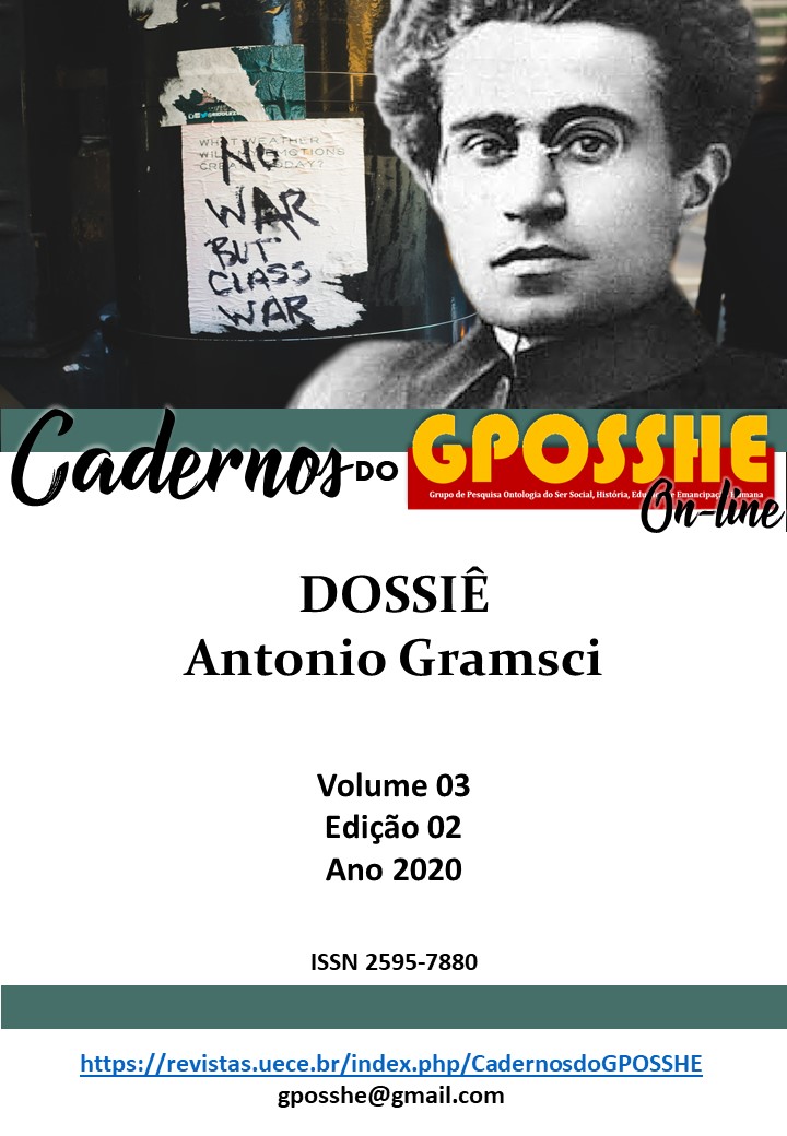 					View Vol. 3 No. 2 (2020): Dossiê: Antonio Gramsci
				