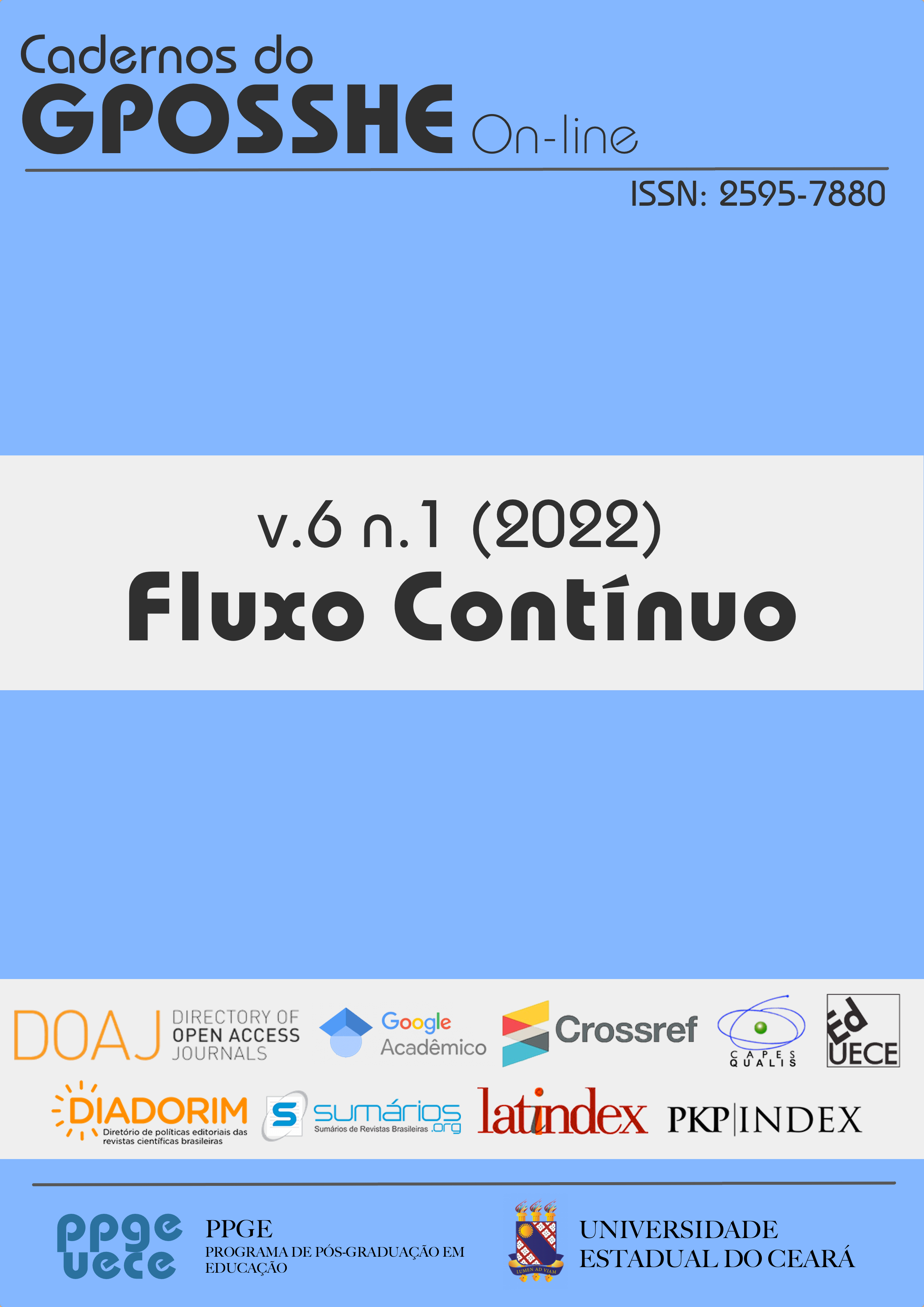 					Visualizar v. 6 n. 1 (2022): Fluxo Contínuo
				