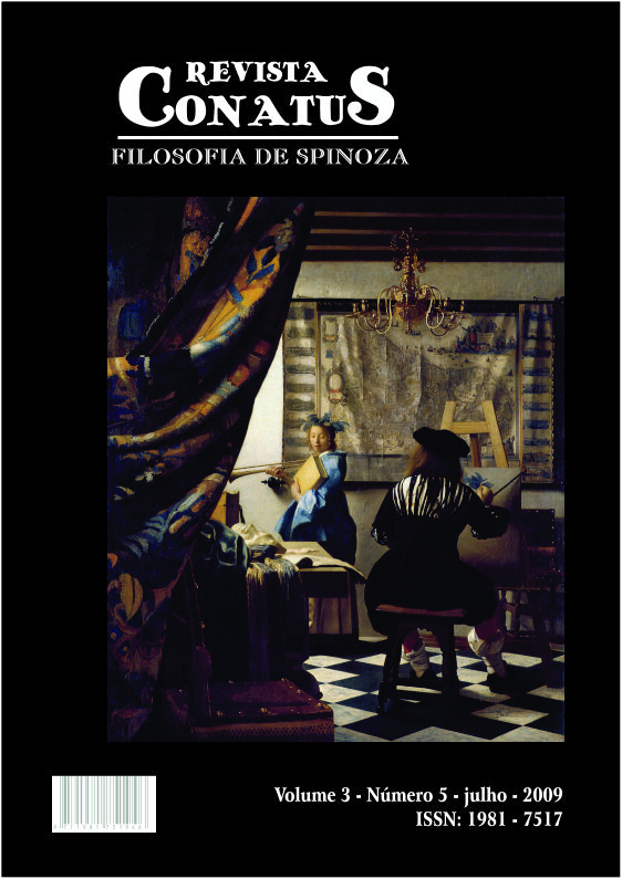 Revista Conatus - Filosofia de Spinoza - V3N5 - Julho 2009