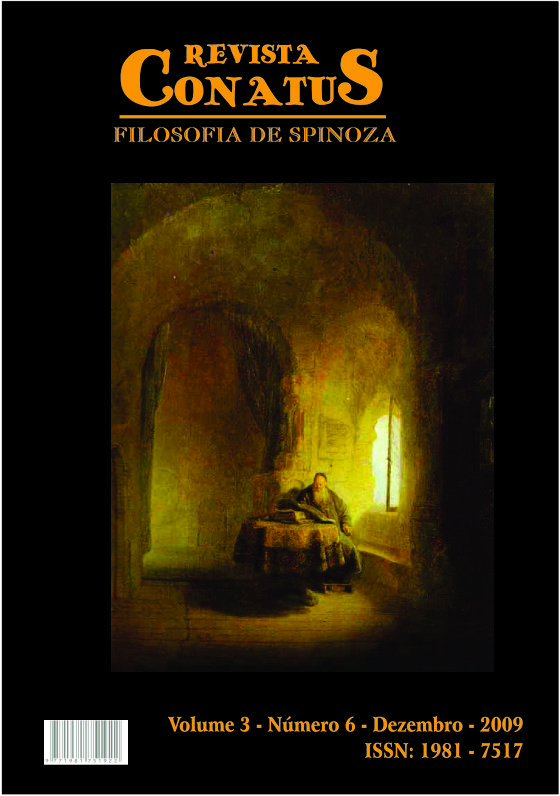 Revista Conatus - Filosofia de Spinoza - V3N6 - Dezembro 2009