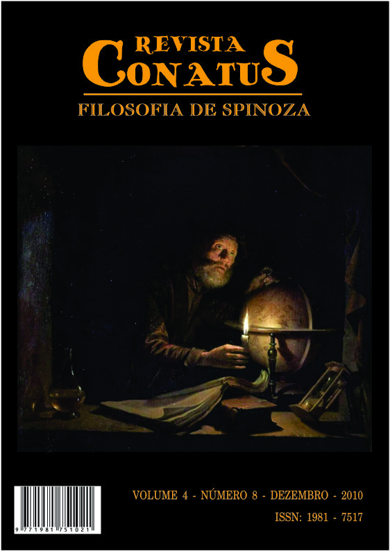 Revista Conatus - Filosofia de Spinoza - V4N8 - Dezembro 2010