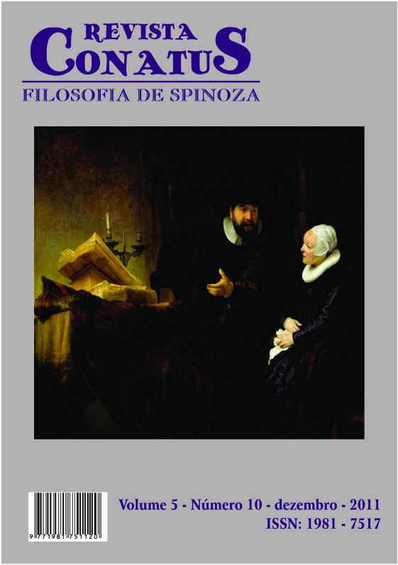 Revista Conatus - Filosofia de Spinoza - V5N10 - Dezembro 2011