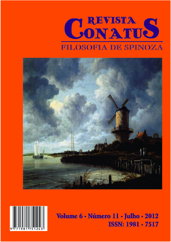 Revista Conatus - Filosofia de Spinoza - V6N11 - Julho 2012
