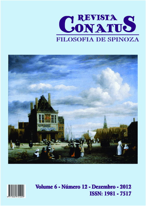 Revista Conatus - Filosofia de Spinoza - V6N12 - Dezembro 2012