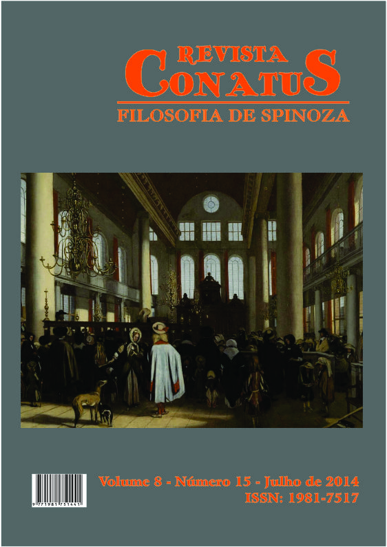 Revista Conatus - Filosofia de Spinoza - V8N15 - Julho 2014