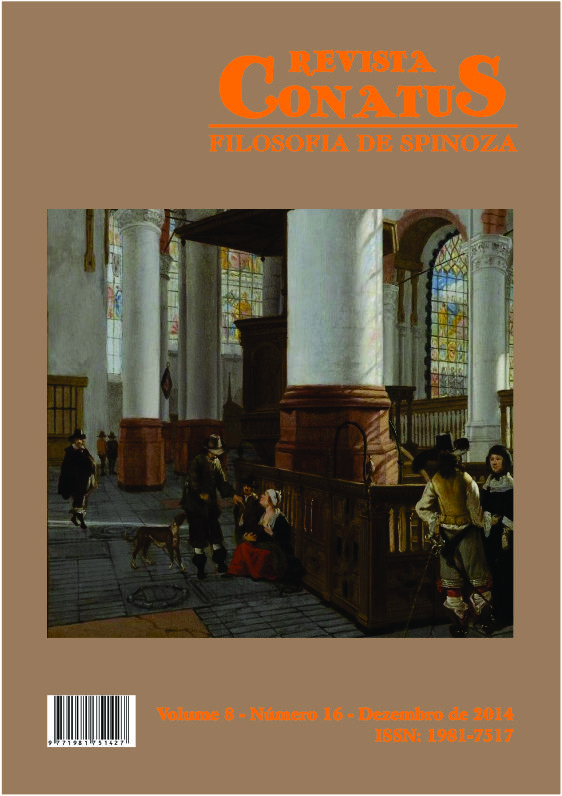 Revista Conatus - Filosofia de Spinoza - V8N16 - Dezembro 2014