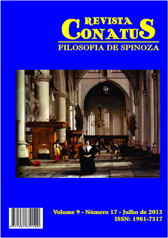 Revista Conatus - Filosofia de Spinoza - V9N17 - Julho 2015