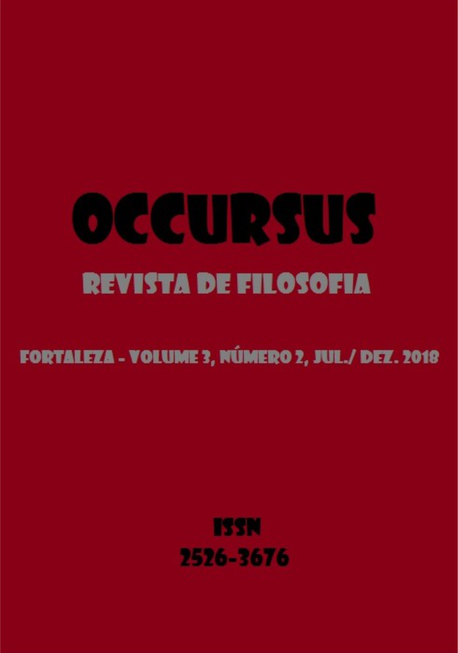 Occursus - Revista de Filosofia - V3N2 - Jul./Dez. 2018