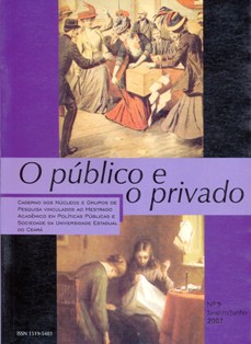 					Visualizar v. 5 n. 9 jan.jun (2007): O Público e o Privado
				