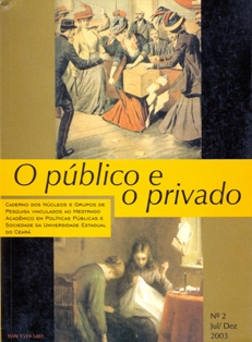 					Visualizar v. 1 n. 2 jul.dez (2003): O Público e o Privado
				