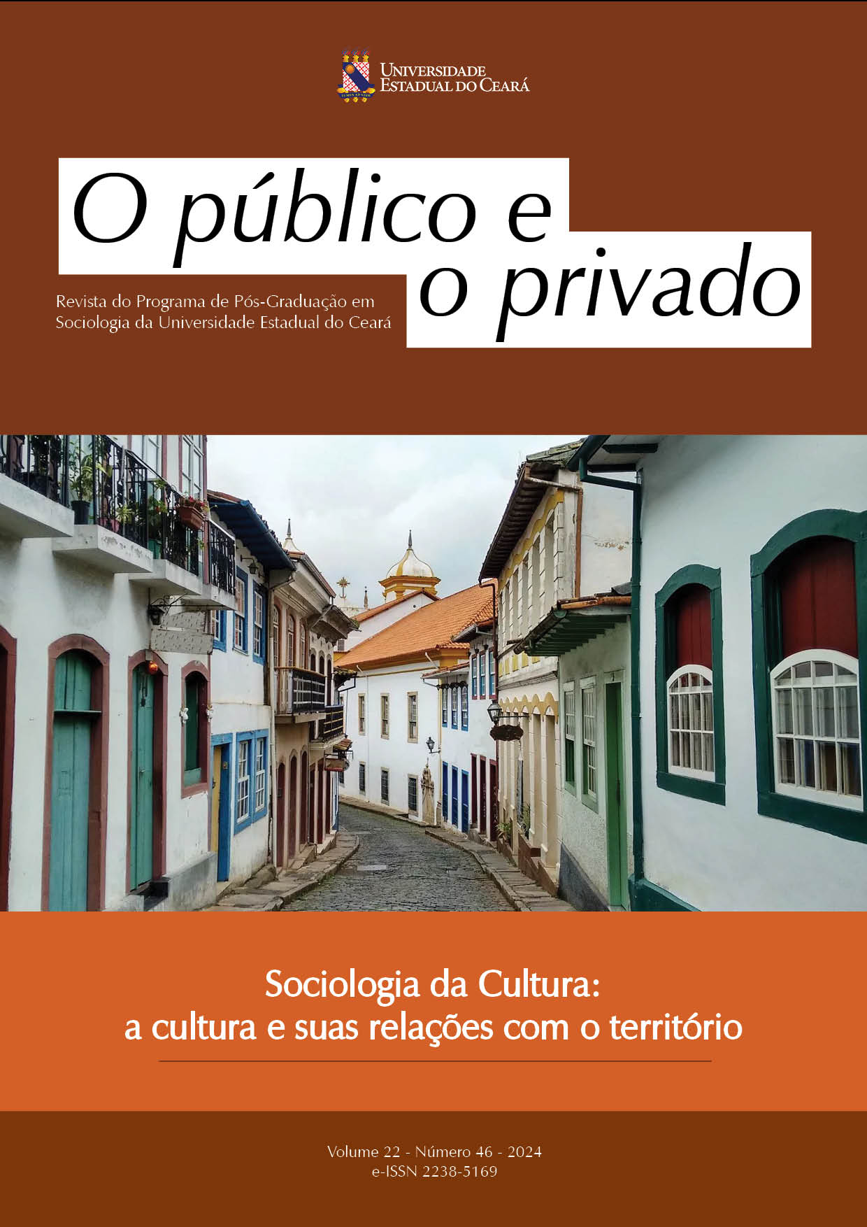 					Visualizar v. 22 n. 46 (2024): Sociologia da Cultura: a cultura e suas relações com o território
				