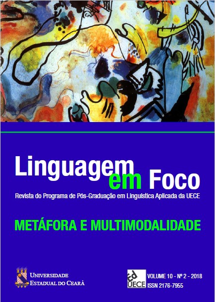 					Visualizar v. 10 n. 2 (2018): Linguagem em Foco - Volume Temático: Metáfora e Multimodalidade
				