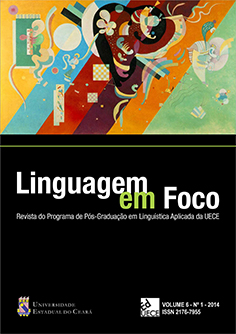 					Visualizar v. 6 n. 1 (2014): Linguagem em Foco
				