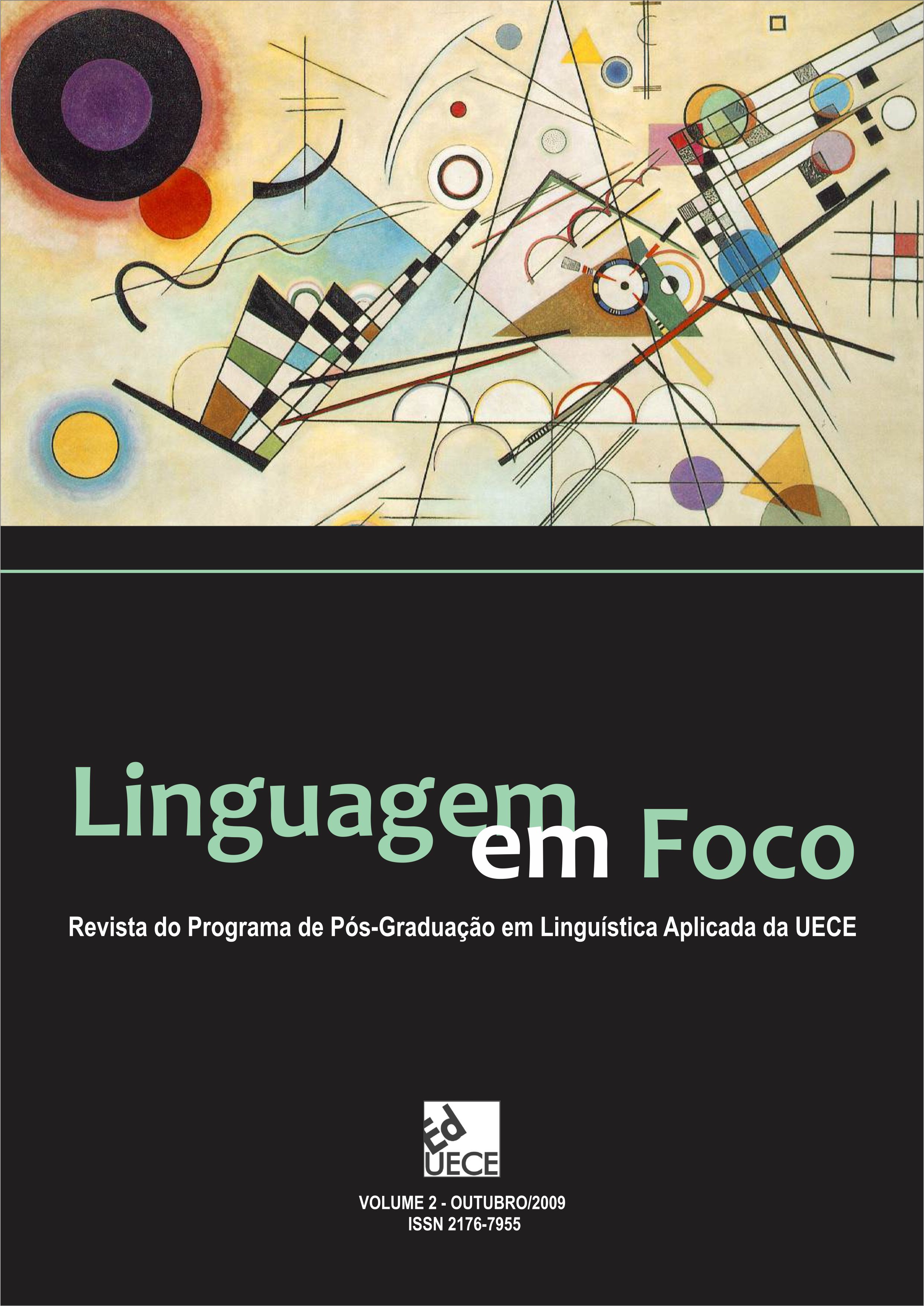 					Visualizar v. 1 n. 2 (2009): Linguagem em Foco
				